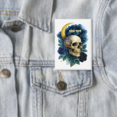 ウィッチー美学ゴシックフローラハロウィン不気味 缶バッジ (インサイチュ)