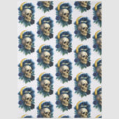 ウィッチー美学ゴシックフローラハロウィン不気味 薄葉紙 (正面)