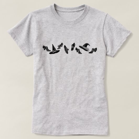ウィッチー靴 Tシャツ (デザイン正面)