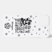 ウィッチー魔女引用文私たちは孫娘iPhon iPhoneケース (裏面横)