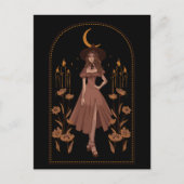 ウィッチー魔法の黒いポストカード ポストカード (正面)