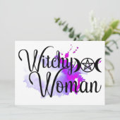 ウィッチー·ウーマン·ウォーターカラー サンキューカード (スタンド正面)