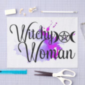 ウィッチー·ウーマン·ウォーターカラー 薄葉紙 (クラフト)