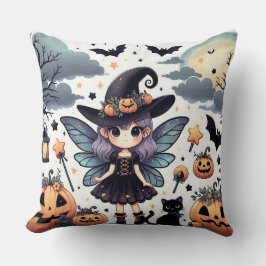 ウィッチー&カワイイ(1)スクエア装飾用クッション クッション