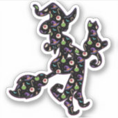 ウィッチー&キャットハロウィーンムード シール (正面)
