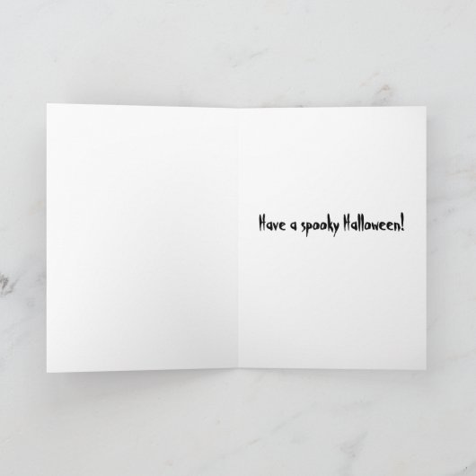 ウィッチー・ハロウィーン カード (内部)