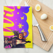 ウィッチー・ハロウィーン キッチンタオル (四つ折り)