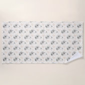 ウィッチー・ボヘミアン ビーチタオル (正面)