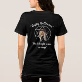 ウィッチーHalloween Vibes – ブラック – Tシャツ🎃👻 トライブレンドＴシャツ (裏面)