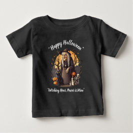 ウィッチーHalloween Vibes – ブラック – Tシャツ🎃👻 ベビーTシャツ