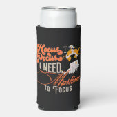 ウィッチーHocus Pocus Martiniギフトハロウィーンに焦点を合わせる スリム缶クーラー (Seltzer正面)