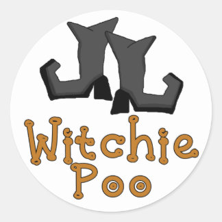 ウィッチーPoo Tシャツとギフト ラウンドシール