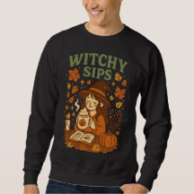 ウィッチーSipsハロウィーンTシャツ | 居心地の良いウィッチコーヒー