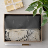 ウィッチ不気味と墓地のシルエット 薄葉紙 (ギフト)