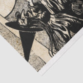 ウィッチ不気味と墓地のシルエット 薄葉紙 (詳細)