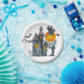 ウィッチ不気味スをテーマにしたハロウィーン紙プレート ペーパープレート (パーティー)