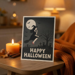 ウィッチ不気味ハロウィーン用挨拶はがき シーズンポストカード