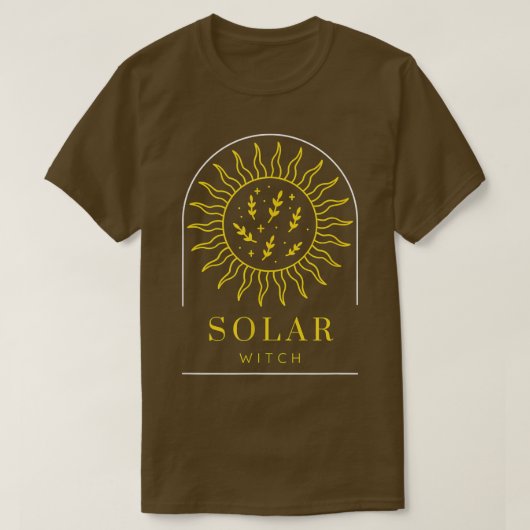 ウィッチ太陽のビーズエステティック Tシャツ (デザイン正面)