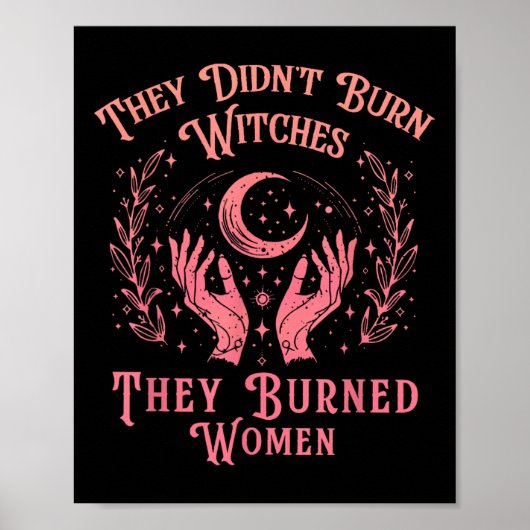 ウィッチ女性女性女性解放運動Wiを焼かない ポスター (正面)