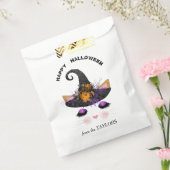 ウィッチ子猫顔ハロウィーン フェイバーバッグ (封をした状態)