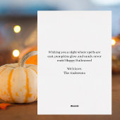 ウィッチ幽霊のよく出るハウス不気味フォレストハロウィーン写真 箔シーズンカード