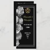 ウィッチ星形五角形結婚式 プログラム (正面/裏面)