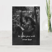 ウィッチ誕生日カード カード (正面)