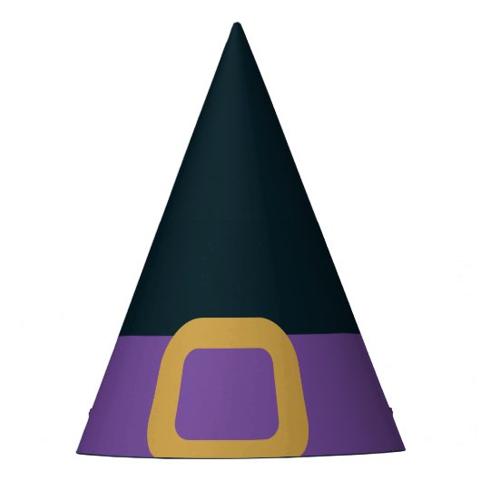 ウィッチ邪悪なハットブラックハローウィンパーティ パーティーハット (正面)