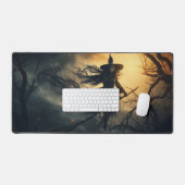 ウィッチ飛んでいるデスクマット デスクマット (キーボード&マウス)