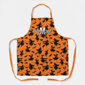 ウィッチ飛んでいるパターン エプロン (正面)