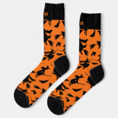 ウィッチ飛んでいるパターン ソックス (左)