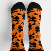 ウィッチ飛んでいるパターン ソックス (上部)