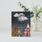 ウィッチ飛んでいるポストクロッシング葉書 ポストカード (スタンド正面)