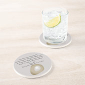 ウィッチ魔法ハグストーン保護スペルグレー コースター (側面)