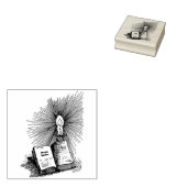 ウィッチ魔法呪文ブックキャンドルウィッチクラフトアート ラバースタンプ (押印)