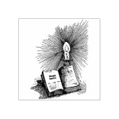 ウィッチ魔法呪文ブックキャンドルウィッチクラフトアート ラバースタンプ (インプリント)