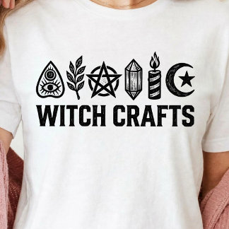 ウィッチ クラフツ ミスティック ウィッチクラフト シンボル ハロウィン Tシャツ