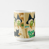 ウィッチ スパデイ 楽しい ユーモア コーヒーマグカップ (中央)
