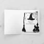 ウィッチ ハッピー ハロウィン カード (内部)