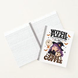 ウィッチ プリーズ ただのコーヒー ジャーナル ハロウィン ギフト