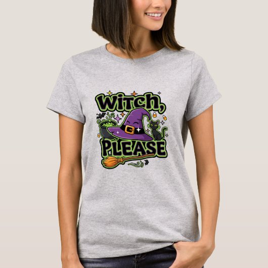 ウィッチ プリーズ ハロウィン Tシャツ (正面)