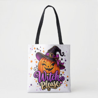 ウィッチ プリーズ パンプキン ハロウィン トートバッグ