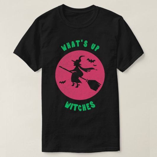 ウィッチTおもしろいシャツハロウィーンパー Tシャツ (デザイン正面)