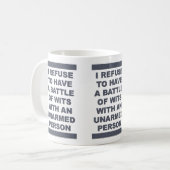 ウィッツのマグの戦い コーヒーマグカップ (正面左)