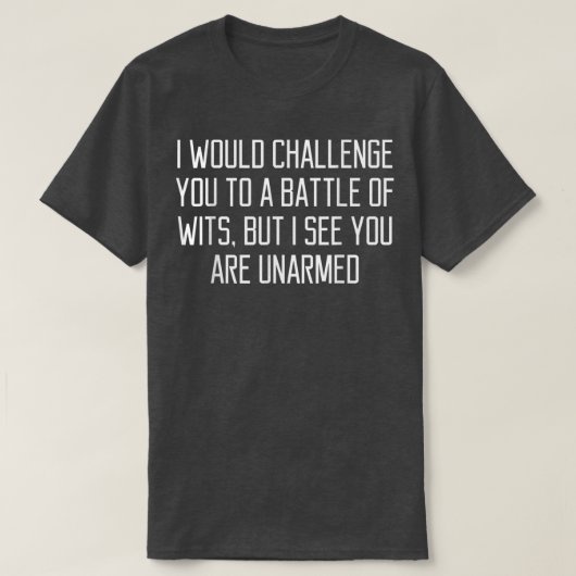 ウィッツ・クートの戦いに挑おもしろい戦 Tシャツ (デザイン正面)
