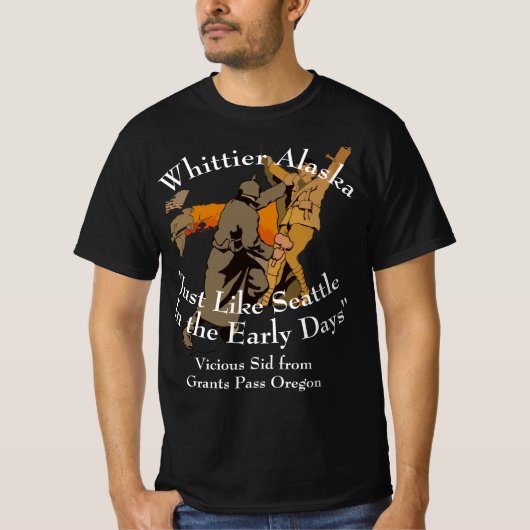 ウィッティアー アラスカ シアトルみたい 2051年前半 Tシャツ (正面)