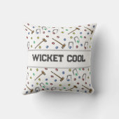 ウィッティクールケットのパンプン手図解入りの、写真付きのお洒落- クッション (裏面)