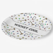 ウィッティクールケットのパンプン手図解入りの、写真付きのユニーク- ペーパープレート (アングル)