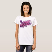 ウィッティピンクPINK FOCUSテキストデザイン Tシャツ (正面フル)