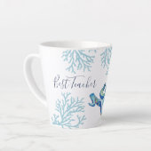 ウィッティブルーウォーターカラータコ沿岸 カフェラテマグ (左アングル)